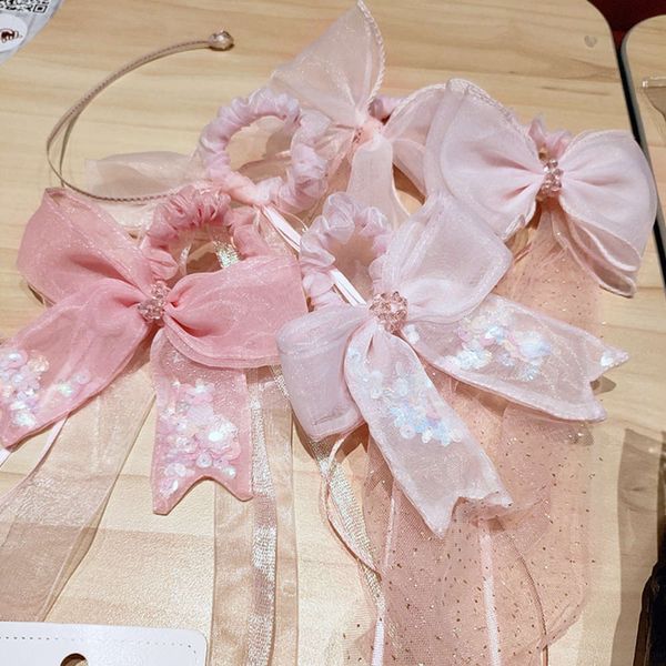 hair bandskorean children's duckbill clip mesh ribbon bowknot long hairpin sweet beauty ponytail headband, Pink
hair bandskorean children's duckbill clip mesh ribbon bowknot long hairpin sweet beauty ponytail headband, Pink
