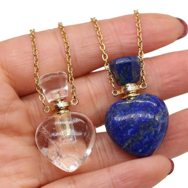 pendant necklaces natural stone agates 60cm lapis lazuli /clear quartzs perfume bottle necklace pendants for women jewelry gift size 23x36x1, Silver
pendant necklaces natural stone agates 60cm lapis lazuli /clear quartzs perfume bottle necklace pendants for women jewelry gift size 23x36x1, Silver
