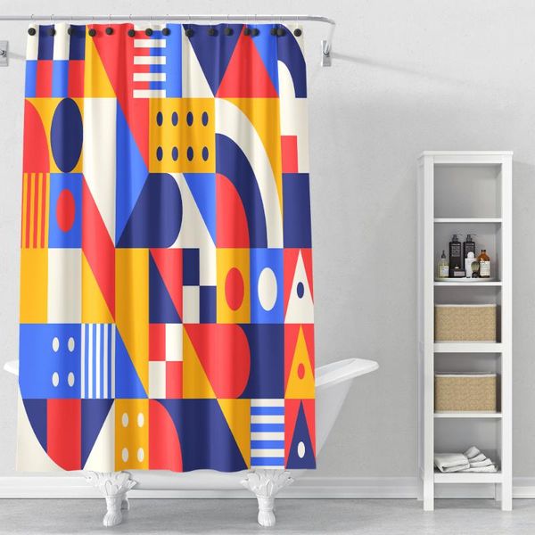 morden colorful geometric shower curtains bathroom curtain geometry frabic waterproof polyester home textile with hooks
morden colorful geometric shower curtains bathroom curtain geometry frabic waterproof polyester home textile with hooks
