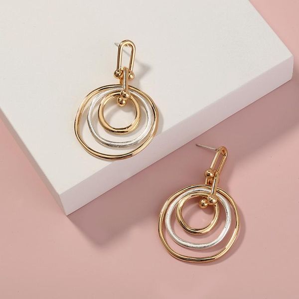 stud fashion simple retro trend hong kong style earrings geometric shape women, Golden;silver
stud fashion simple retro trend hong kong style earrings geometric shape women, Golden;silver