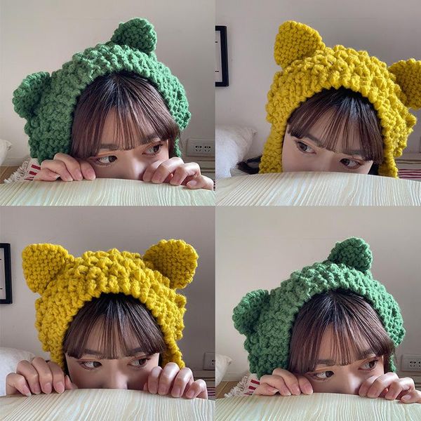 beanie/skull caps women hat baggy bonnet beanies female cat knitted winter hats soft skiing slouchy beanie with back opening party, Blue;gray
beanie/skull caps women hat baggy bonnet beanies female cat knitted winter hats soft skiing slouchy beanie with back opening party, Blue;gray
