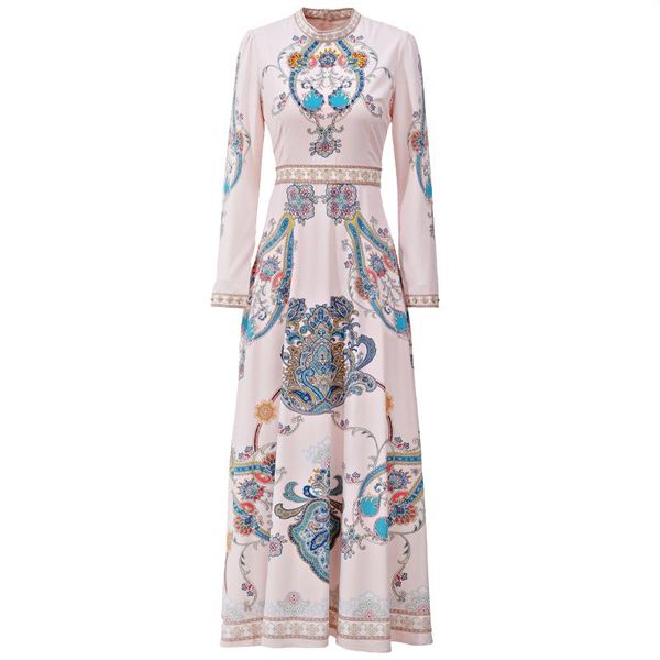 casual dresses didabole long dress women's spring autumn high-quality designer diamond gorgeous print fashion elegant party, Black;gray
casual dresses didabole long dress women's spring autumn high-quality designer diamond gorgeous print fashion elegant party, Black;gray
