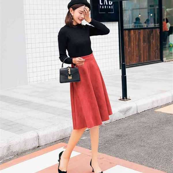 arrival all match large pendulum suede ladies skirts high waist vintage skirt 5 colors available 210527, Black
arrival all match large pendulum suede ladies skirts high waist vintage skirt 5 colors available 210527, Black