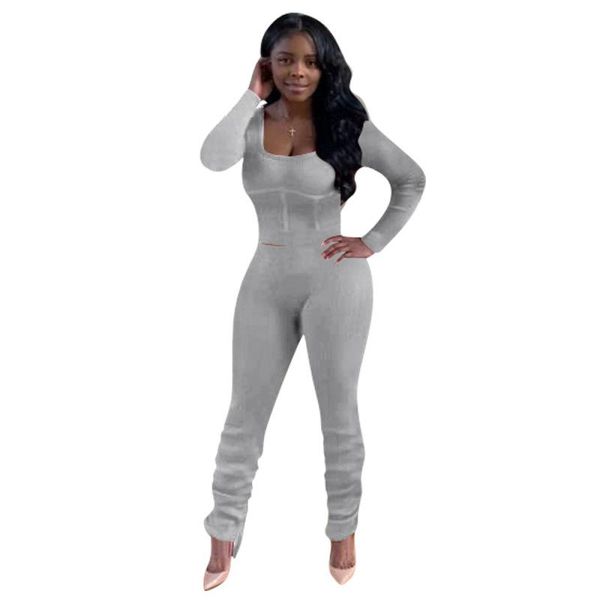 women's tracksuits women two piece set autumn 2021 fashion ribbed tracksuit long sleeve o neck crop sportswear ladies stacked pants sui, Gray
women's tracksuits women two piece set autumn 2021 fashion ribbed tracksuit long sleeve o neck crop sportswear ladies stacked pants sui, Gray