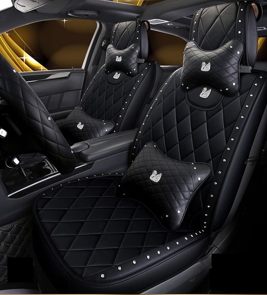 car accessory seat cover for sedan suv durable leather universal five seats set cushion including front and rear covers full covered gray de
car accessory seat cover for sedan suv durable leather universal five seats set cushion including front and rear covers full covered gray de