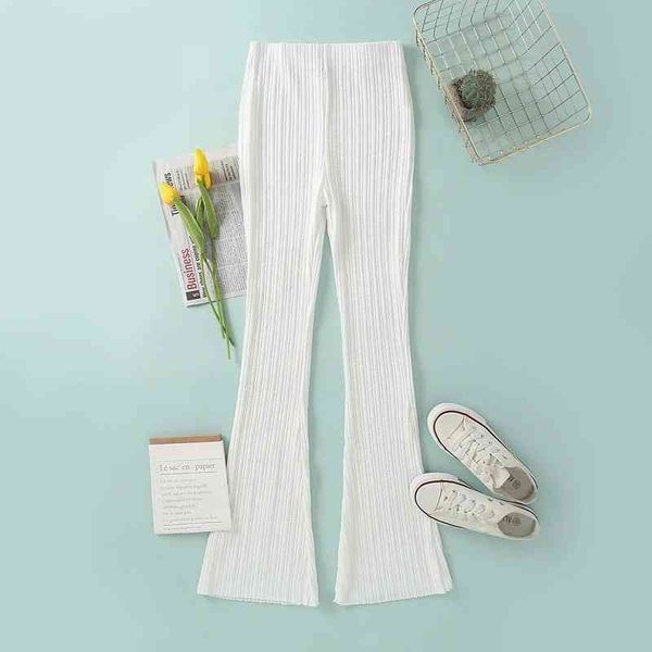 pants & capris 5color thin slim high waist white knitted flare women plus size casual wild pantalones de mujer simple 210429, Black;white
pants & capris 5color thin slim high waist white knitted flare women plus size casual wild pantalones de mujer simple 210429, Black;white