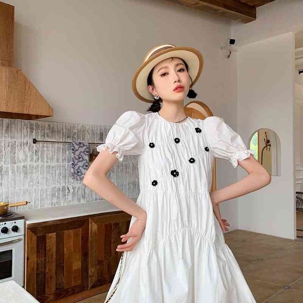 casual dresses korean fashion puff sleeve white ruched summer short a line floral patch mini women smkl, Black;gray
casual dresses korean fashion puff sleeve white ruched summer short a line floral patch mini women smkl, Black;gray