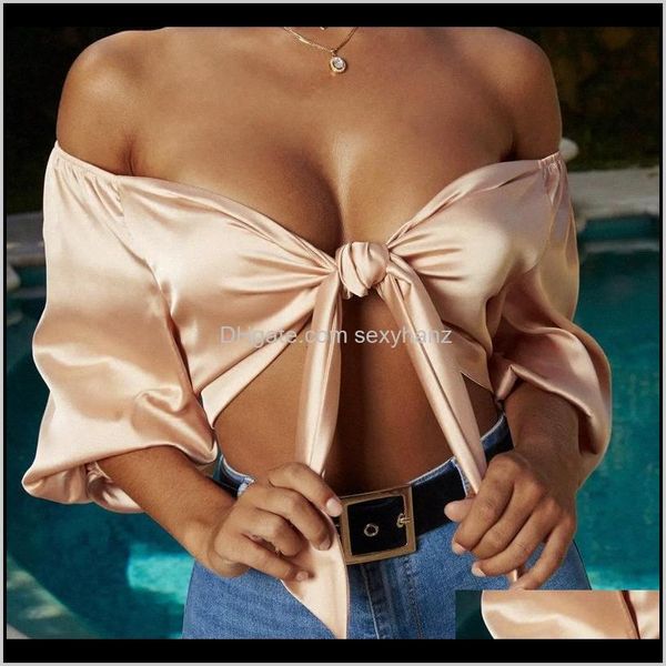 tanks camis & tees womens clothing apparel drop delivery 2021 satin slik women bow sashes v neck crop sleeveless half sleeve ba, White
tanks camis & tees womens clothing apparel drop delivery 2021 satin slik women bow sashes v neck crop sleeveless half sleeve ba, White