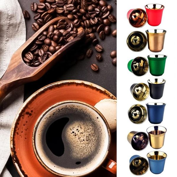 80ml milk mug double wall coffee cup anti-rust leak proof stainless steel for home mugs
80ml milk mug double wall coffee cup anti-rust leak proof stainless steel for home mugs