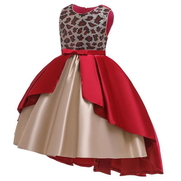 girl's dresses trailing sequined leopard girls princess communion children pageant party infant summer dresses vestidos prom kids baby, Red;yellow
girl's dresses trailing sequined leopard girls princess communion children pageant party infant summer dresses vestidos prom kids baby, Red;yellow