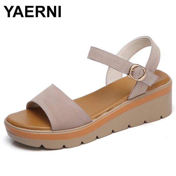 women sandals summer suede leather high thick heel wedge platform ladies ankle strap flat, Black
women sandals summer suede leather high thick heel wedge platform ladies ankle strap flat, Black
