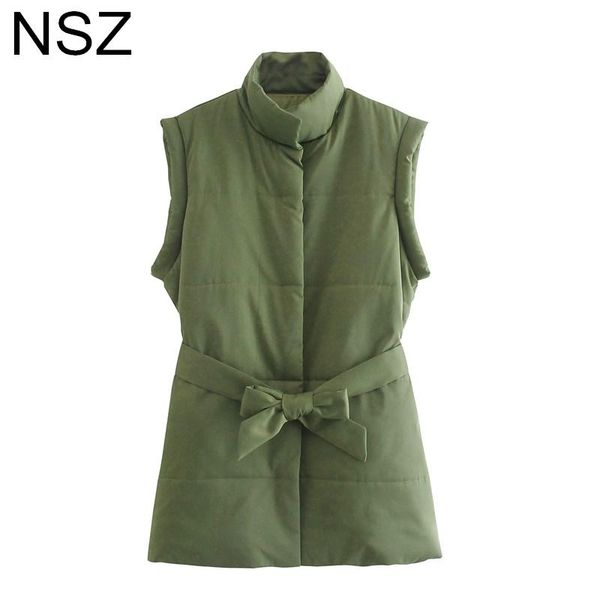 women's vests nsz women green oversized quilting vest autumn sleeveless padded jacket coat with belt large size quilted tanks waistcoat, Black;white
women's vests nsz women green oversized quilting vest autumn sleeveless padded jacket coat with belt large size quilted tanks waistcoat, Black;white