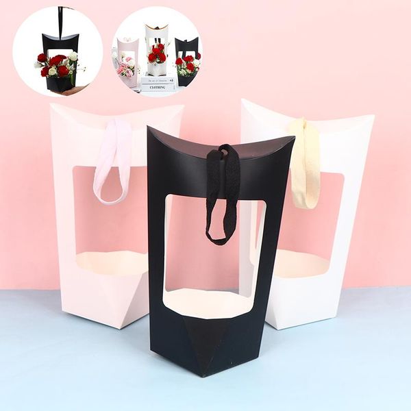 gift wrap portable flower box waterproof paper handy bag kraft handbag wedding rose party packaging for candy cake birthday
gift wrap portable flower box waterproof paper handy bag kraft handbag wedding rose party packaging for candy cake birthday
