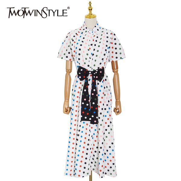 dot print patchwork bowknot dress for women lapel short sleeve high waist casual midi dresses female fashion summer 210428, Black;gray
dot print patchwork bowknot dress for women lapel short sleeve high waist casual midi dresses female fashion summer 210428, Black;gray