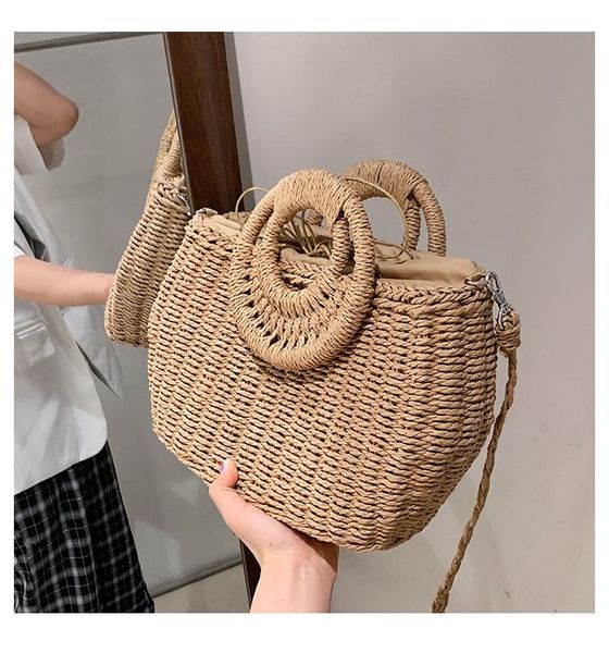 evening bags straw personalized bag ladies 2021 niche design fashion woven one-shoulder messenger texture portable basket
evening bags straw personalized bag ladies 2021 niche design fashion woven one-shoulder messenger texture portable basket