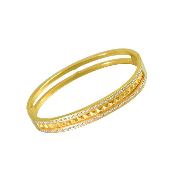 bangle design copper zircon bracelets & bangles for women charm party jewelry gift customized, Black
bangle design copper zircon bracelets & bangles for women charm party jewelry gift customized, Black