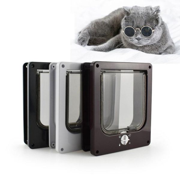 cat carriers,crates & houses 1pcs flap door 4 way lockable pet for small kitten dog tiny puppy supplies security intelligent control
cat carriers,crates & houses 1pcs flap door 4 way lockable pet for small kitten dog tiny puppy supplies security intelligent control