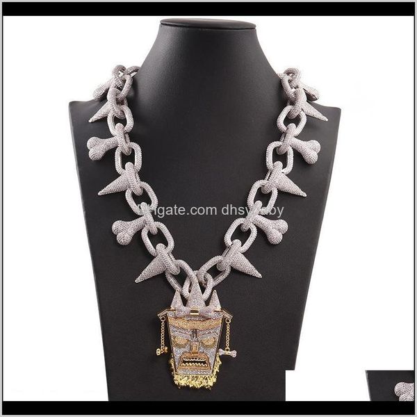 necklaces & drop delivery 2021 mens iced out hip hop chain pendants luxury designer jewelry men diamond necklace big pendant bling king char, Silver
necklaces & drop delivery 2021 mens iced out hip hop chain pendants luxury designer jewelry men diamond necklace big pendant bling king char, Silver
