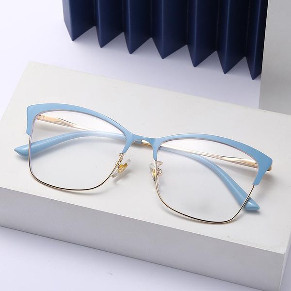 anti blue light optical glasses frames women prescription glass myopia metal cat eye square women's eyewear sunglasses, White;black
anti blue light optical glasses frames women prescription glass myopia metal cat eye square women's eyewear sunglasses, White;black