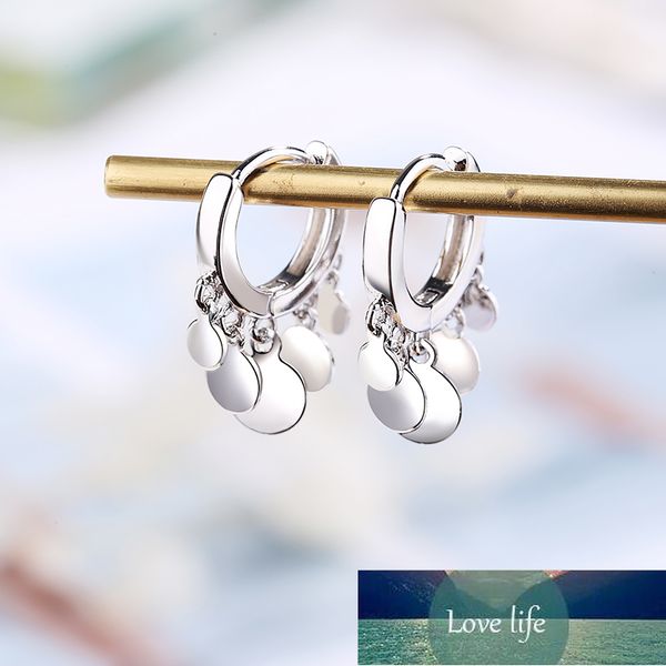 925 sterling silver delicate silver color round disc tassel drop earrings fine jewelry for women authentic dropshipping s-e893, Golden
925 sterling silver delicate silver color round disc tassel drop earrings fine jewelry for women authentic dropshipping s-e893, Golden