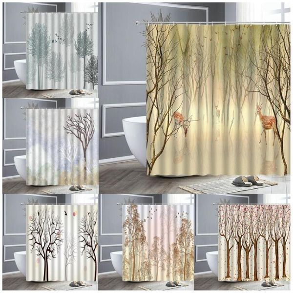 shower curtains landscape curtain forest deer nordic style modern scenery waterproof fabric hooks bathroom polyester home decor
shower curtains landscape curtain forest deer nordic style modern scenery waterproof fabric hooks bathroom polyester home decor