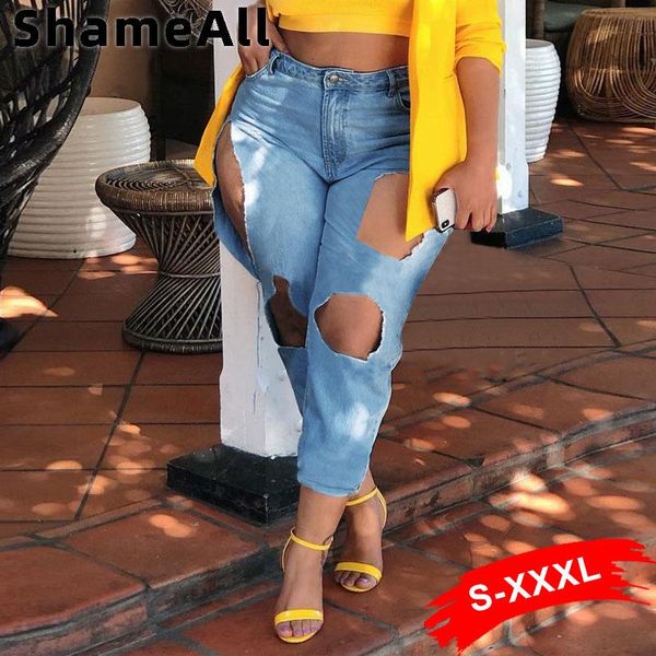 plus size ripped hole baggy jeans women 3xl streetwear distressed slit casual cut mid waist denim pants y2k melody trousers women's, Blue
plus size ripped hole baggy jeans women 3xl streetwear distressed slit casual cut mid waist denim pants y2k melody trousers women's, Blue