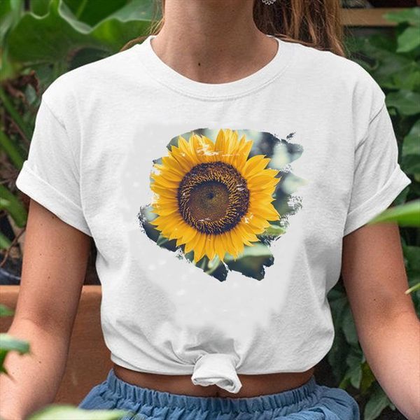 graphic floral sunflower trend women t shirts fashion clothing watercolor print clothes tees shirt, White
graphic floral sunflower trend women t shirts fashion clothing watercolor print clothes tees shirt, White