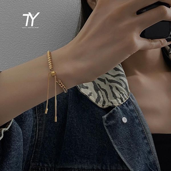 charm bracelets european and american golden wheat ear titanium steel for woman korean fashion jewelry goth girls simple bracelet, Golden;silver
charm bracelets european and american golden wheat ear titanium steel for woman korean fashion jewelry goth girls simple bracelet, Golden;silver