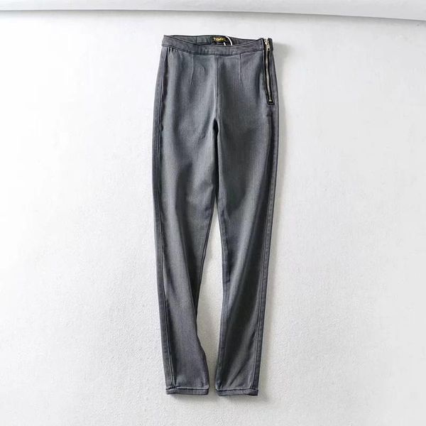 arrivals woman autumn high waist ladies jeans solid side zipper street denim skinny pencil pants women's, Blue
arrivals woman autumn high waist ladies jeans solid side zipper street denim skinny pencil pants women's, Blue