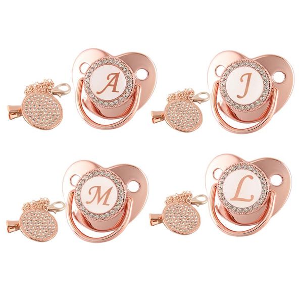 pacifiers# rose gold baby pacifier and clips chain born bling silicone infant soother holder nipple dummy shower gift
pacifiers# rose gold baby pacifier and clips chain born bling silicone infant soother holder nipple dummy shower gift