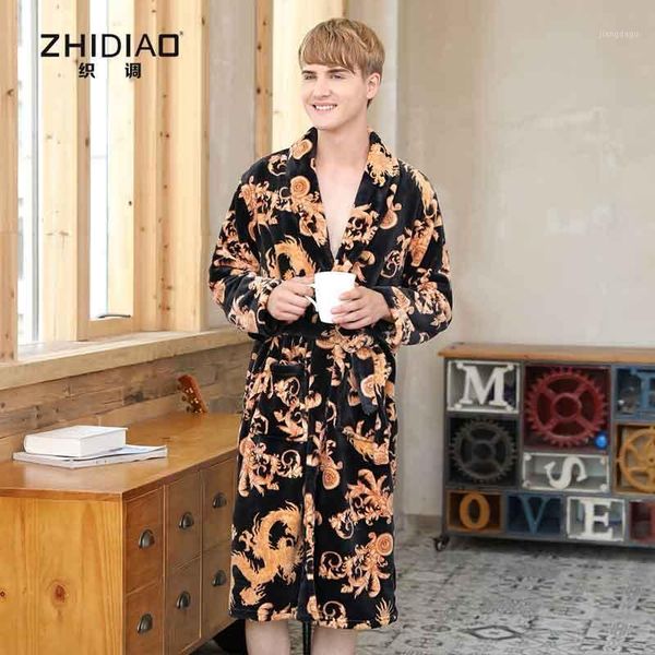 men's sleepwear 2021 winter autumn flannel print bath robes gentlemen's homewear male long sleeve lounges women pijama hombre, Black;brown
men's sleepwear 2021 winter autumn flannel print bath robes gentlemen's homewear male long sleeve lounges women pijama hombre, Black;brown