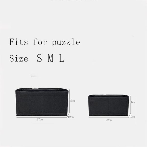 bag parts & accessories fashion makeup handbag organizer women inner purse portable cosmetic inside bags lady insert for puzzle, Black
bag parts & accessories fashion makeup handbag organizer women inner purse portable cosmetic inside bags lady insert for puzzle, Black