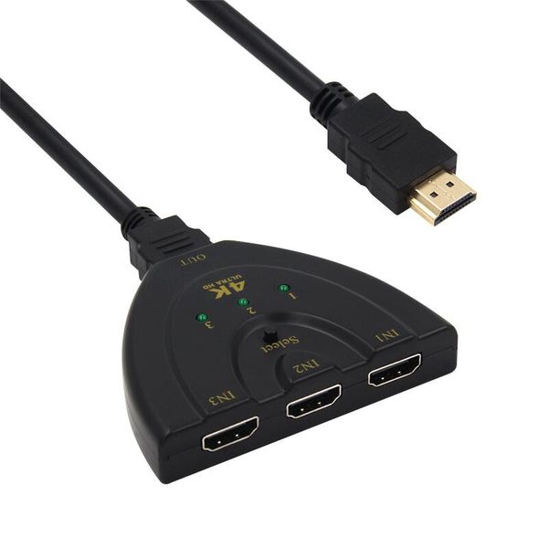 audio cables & connectors 3 ports splitter 4k hdr switcher box video selector mini switch hub adapter for dvd hdtv xbox ps3 ps4 stb pro 
audio cables & connectors 3 ports splitter 4k hdr switcher box video selector mini switch hub adapter for dvd hdtv xbox ps3 ps4 stb pro