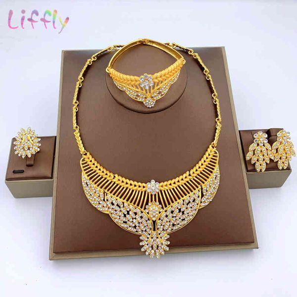 jewelry sets dubai fashion women necklace wedding party set creative bracelet earrings romantic ring, Black
jewelry sets dubai fashion women necklace wedding party set creative bracelet earrings romantic ring, Black