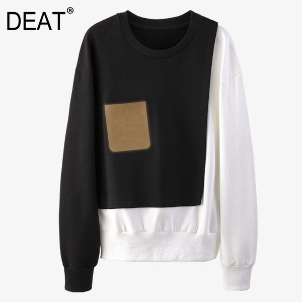 spring and summer fashion casual o neck loose patchwork slim long sleeve sweater women's sh330 210421, Black
spring and summer fashion casual o neck loose patchwork slim long sleeve sweater women's sh330 210421, Black