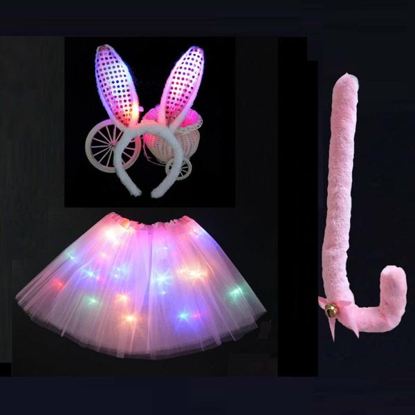 light costume cosplay skirt tail wedding birthday gift animal ear headband neon glow party christmas halloween decoration
light costume cosplay skirt tail wedding birthday gift animal ear headband neon glow party christmas halloween decoration