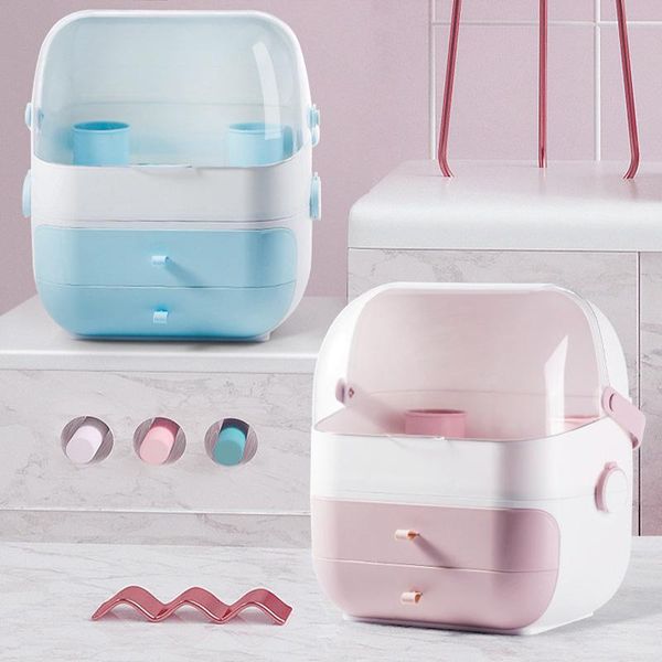 bathroom storage & organization deskdust-proof makeup box beauty organizer portable skin care product rack cosmetic
bathroom storage & organization deskdust-proof makeup box beauty organizer portable skin care product rack cosmetic