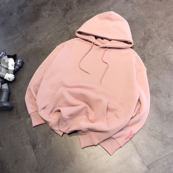 version aw king casual versatile age reducing foam printing flocking letter plush hooded women's, Black
version aw king casual versatile age reducing foam printing flocking letter plush hooded women's, Black