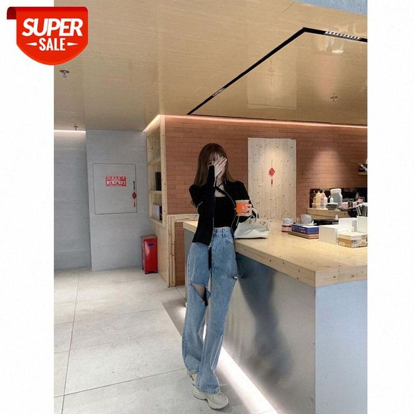 net celebrity jeans women's waist slimming casual 100 da wide-leg straight-leg pierced pants #f27i, Black;white
net celebrity jeans women's waist slimming casual 100 da wide-leg straight-leg pierced pants #f27i, Black;white