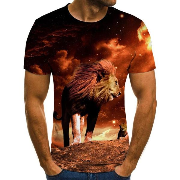 men's t-shirts summer fierce lion tiger 3d printed short-sleeved funny animal t-shirt casual round neck shirt streetwear, White;black
men's t-shirts summer fierce lion tiger 3d printed short-sleeved funny animal t-shirt casual round neck shirt streetwear, White;black