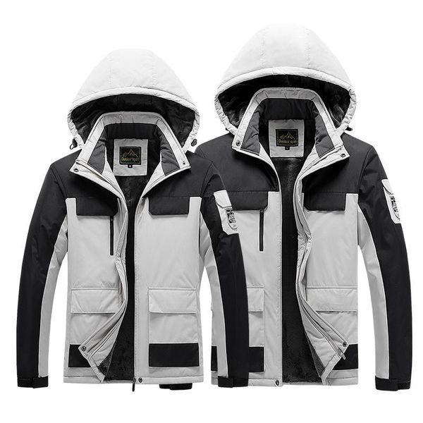 men's jackets autumn winter 2021 hooded plush and thickened cotton padded jacket work assault coat outdoor windbreaker, Black;brown
men's jackets autumn winter 2021 hooded plush and thickened cotton padded jacket work assault coat outdoor windbreaker, Black;brown