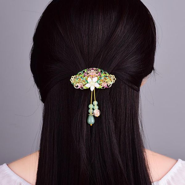 hair clips & barrettes temperamental cloisonne vintage ethnic style hairpins dignified elegant dongling yu pendant classical jewelry, Golden;silver
hair clips & barrettes temperamental cloisonne vintage ethnic style hairpins dignified elegant dongling yu pendant classical jewelry, Golden;silver
