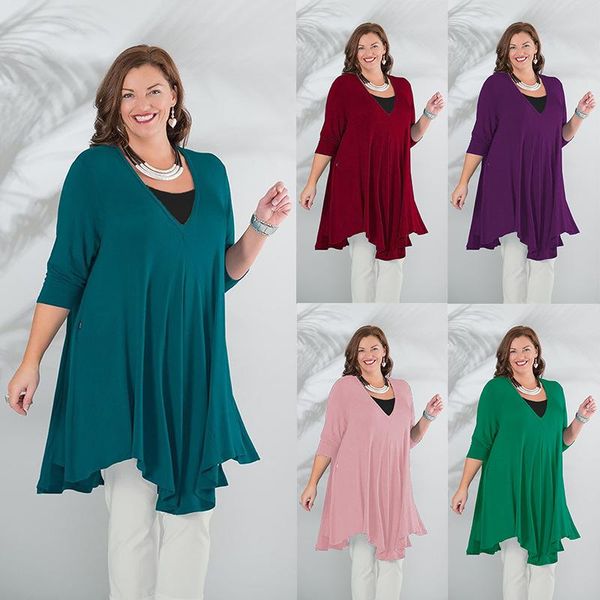 women's blouses & shirts blouse women summer 2021 long sleeve streetwear casual elegant ladies v neck solid color plus size clothes, White
women's blouses & shirts blouse women summer 2021 long sleeve streetwear casual elegant ladies v neck solid color plus size clothes, White