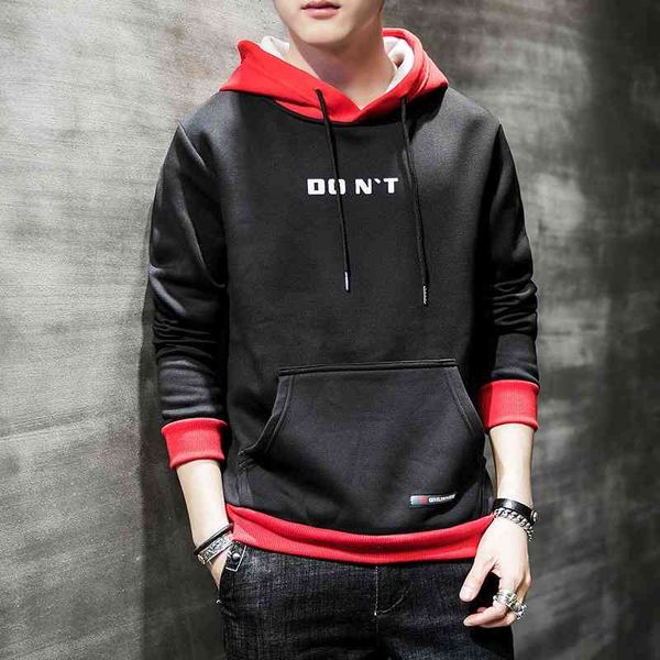 2021 new youth korean hooded sweater men's simple long sleeve student loose coat fashion, Black
2021 new youth korean hooded sweater men's simple long sleeve student loose coat fashion, Black