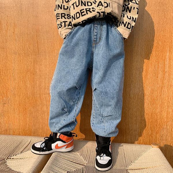 fashion jean spring autumn boy trousers pants capris kids children clothing denim school outdoor straight kids clothes spor jeans, Blue
fashion jean spring autumn boy trousers pants capris kids children clothing denim school outdoor straight kids clothes spor jeans, Blue
