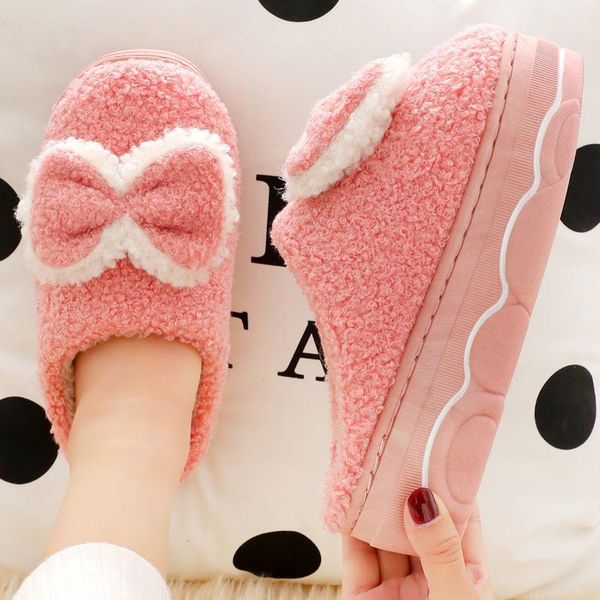 slippers 2021 autumn winter women platform home non-slip wearable warm female fashion soft cute bow high heels cotton shoes, Black
slippers 2021 autumn winter women platform home non-slip wearable warm female fashion soft cute bow high heels cotton shoes, Black