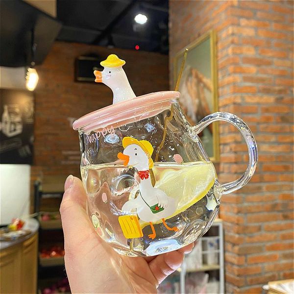 mugs cute cartoon korean milk straw glass with a personality trend household spoon cover coffee cups tea cup
mugs cute cartoon korean milk straw glass with a personality trend household spoon cover coffee cups tea cup