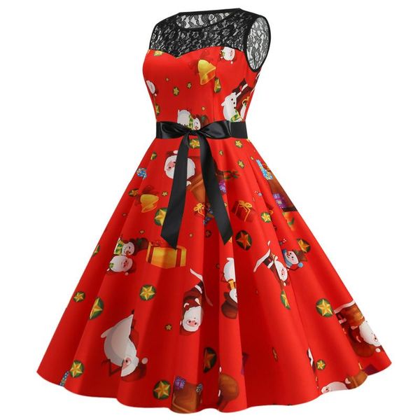 casual dresses formal women christmas sleeveless lace 1950s housewife evening party elegant prom dress disfraz mujer, Black;gray
casual dresses formal women christmas sleeveless lace 1950s housewife evening party elegant prom dress disfraz mujer, Black;gray