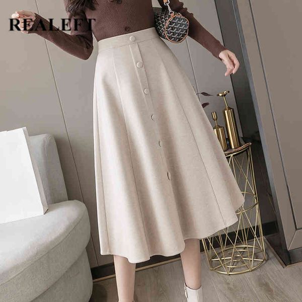 autumn winter woolen women's skirt high waist elegant single breasted a-line chic umbrella midi skirts female 210428, Black
autumn winter woolen women's skirt high waist elegant single breasted a-line chic umbrella midi skirts female 210428, Black