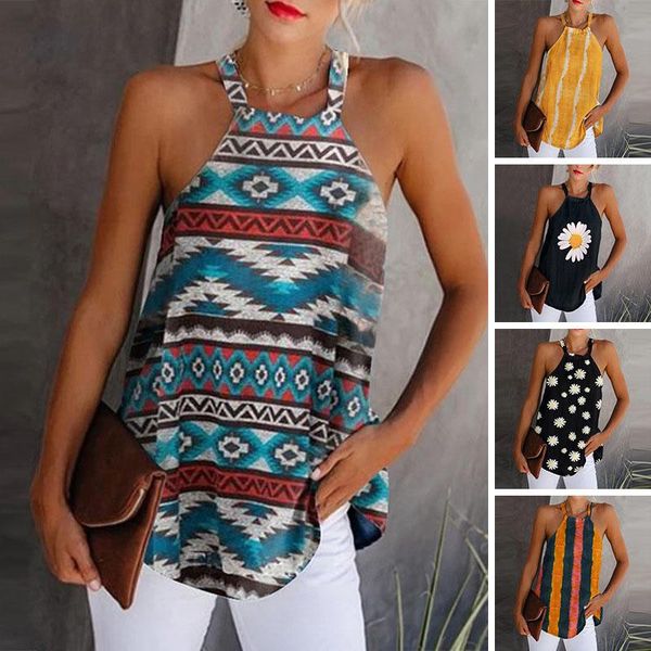 women's tanks & camis summer sleeveless t shirt women casual halter vest tank cold shouder floral knitted blouse de muje tee, White
women's tanks & camis summer sleeveless t shirt women casual halter vest tank cold shouder floral knitted blouse de muje tee, White